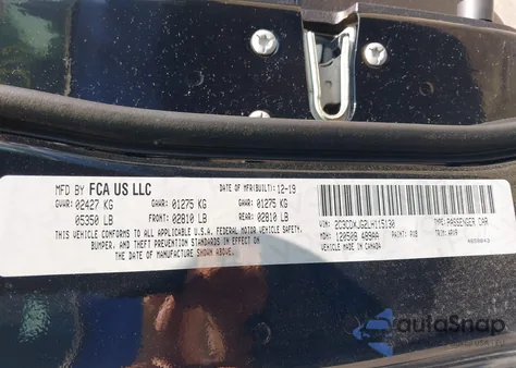 2020 Dodge Charger Sxt Awd из США, поврежденный, VIN 2C3CDXJG2LH115130